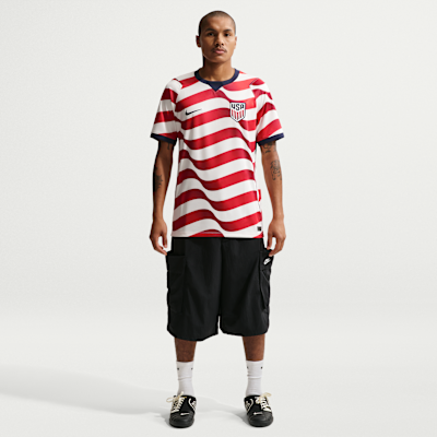 Timothy Weah USMNT 2026 Stadium Away Men's Nike Dri-FIT Soccer